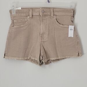 New Gap Teen Sky High Short in Khaki Tan Size 12 NWT